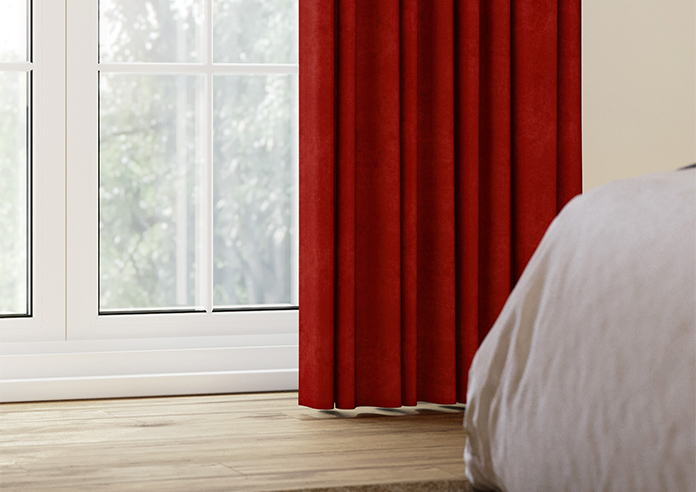 Faux Suede, Brick - Made to Measure Curtains - Image 5